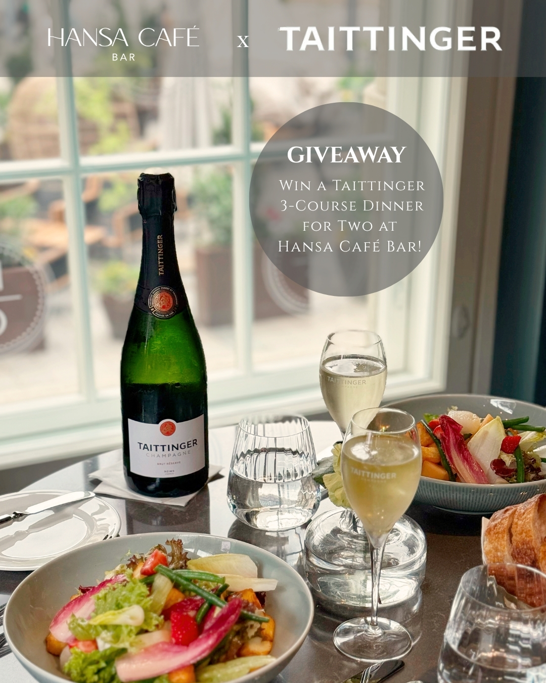 Want to experience a sparkling evening at Hansa Café Bar in the heart of Helsinki? Now you have a chance of winning a Taittinger 3-Course Dinner for Two (value approx. €300)! 🥂
To enter:
1. Comment who you would share the prize with
2. Follow @viinista and @hansacafe_bar_brasserie
The giveaway runs from July 4th to 14th. The winner will be contacted via DM after the competition ends. Hansa Café Bar is located at Mannerheimintie 5, Helsinki.
Good luck!
#HansaCafeBar #Viinista #Taittinger #TaittingerDinner #GiveawayHelsinki #NHCollectionHelsinkiGrandHansa